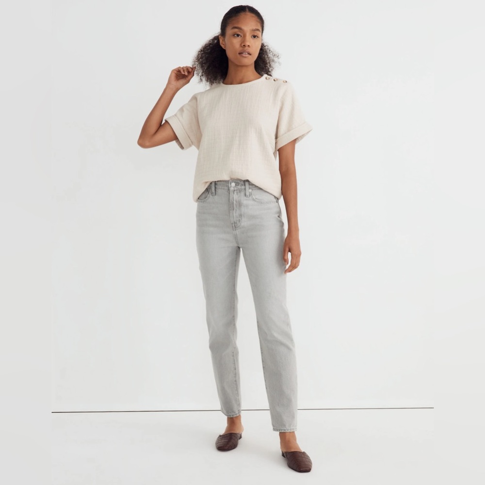 Madewell The Perfect Vintage Straight Jean in Vervain Wash Women’s Size 29 - Picture 1 of 6